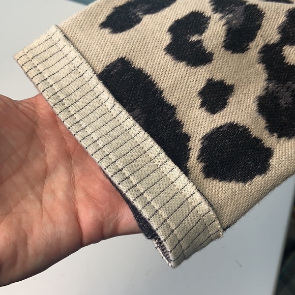 🇨🇦 TWENTY MONTREAL Hyper Reality Knit Leopard Jogger sz Small Woven Pant - Picture 8 of 16